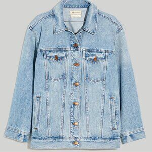 Madewell Oversized Trucker Denim Jacket Size Large